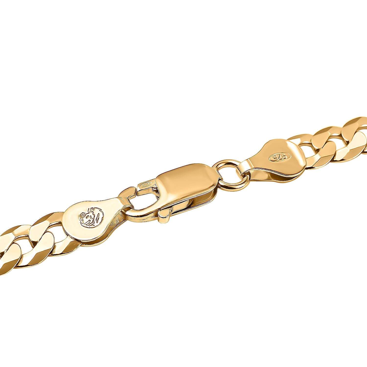 Italian Made Closeout Deal - Gold Overlay Sterling Silver Necklace (Size - 24), Silver Wt. 24.11 Gms