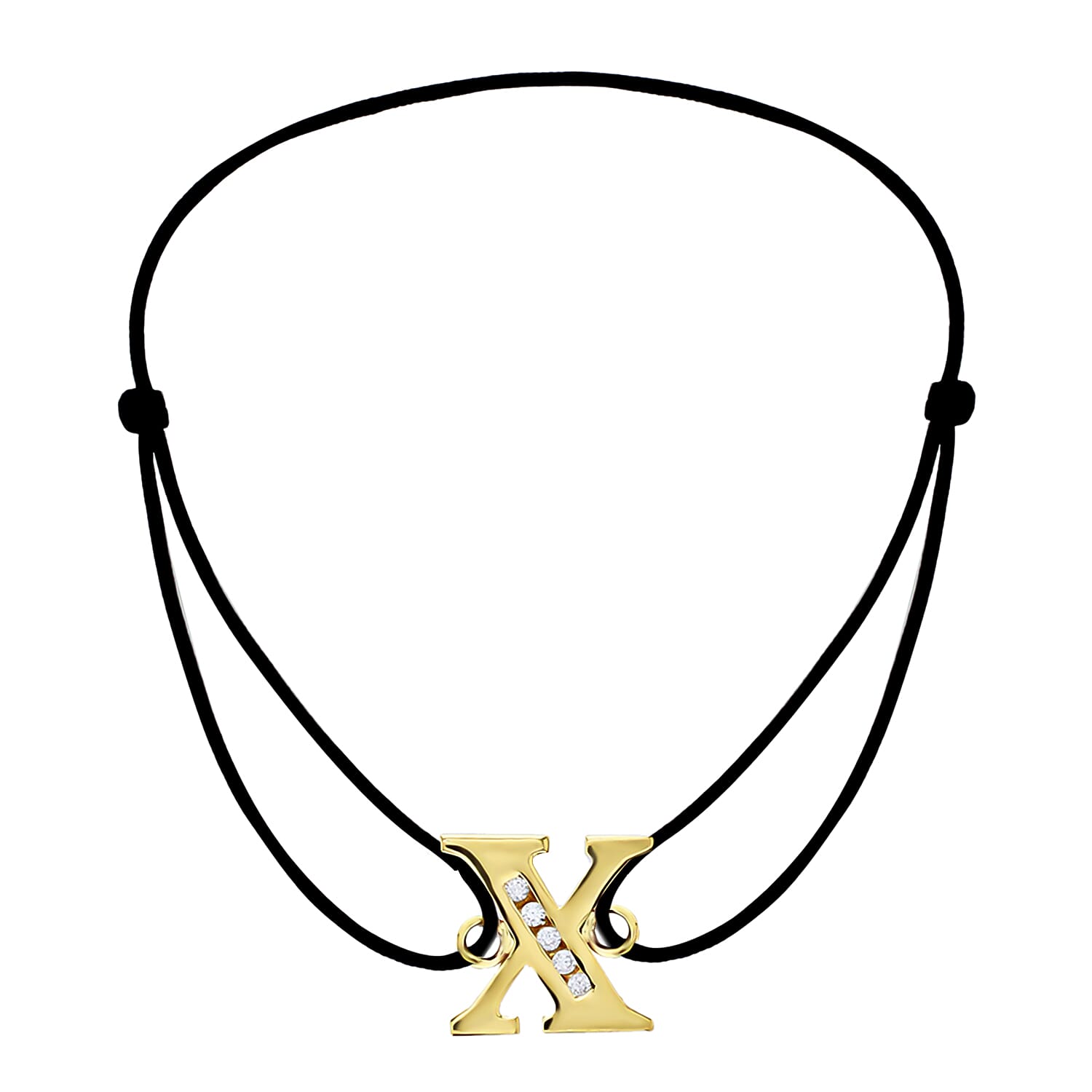 9K Yellow Gold  A   Cubic Zirconia  Bracelet (Size - 8) 0.03 ct,  Gold Wt. 0.55 Gms  0.025  Ct.