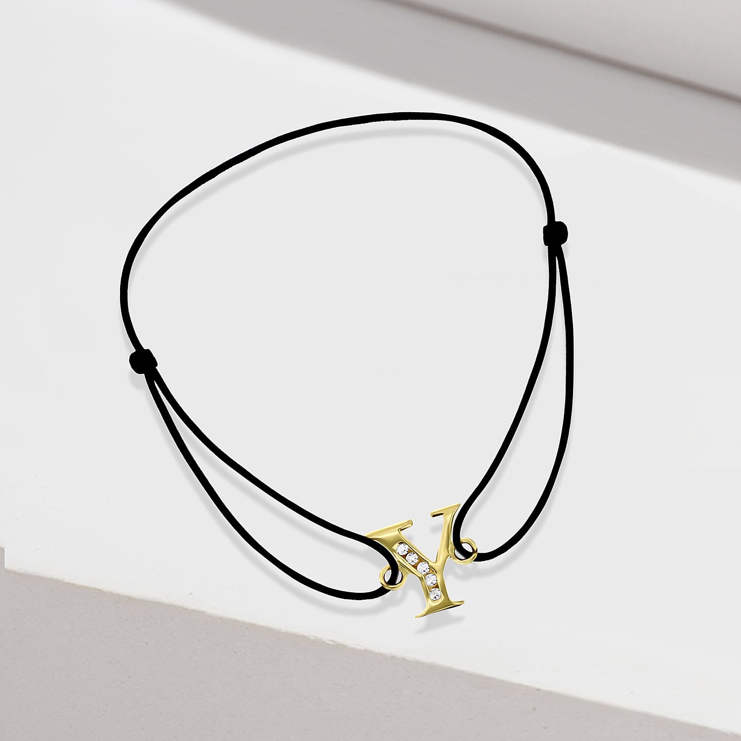 9K Yellow Gold  A   Cubic Zirconia  Bracelet (Size - 8) 0.03 ct,  Gold Wt. 0.4 Gms  0.025  Ct.