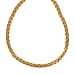 Italian Made 14K Gold Overlay Sterling Silver Spiga Necklace (Size 30) Silver Wt. 35.31 Gms.