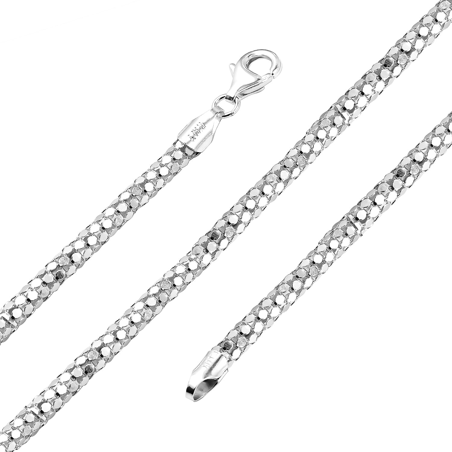 Diamond cut outlet popcorn chain