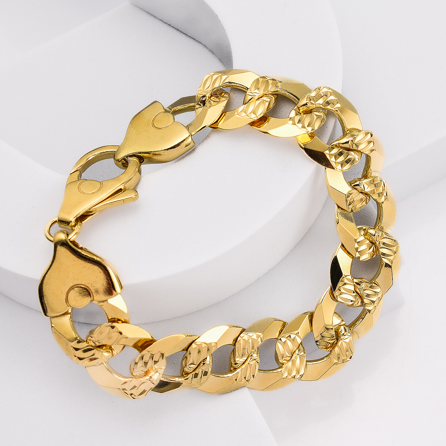 95 mm Cuban Chain Bracelet  Ring Concierge