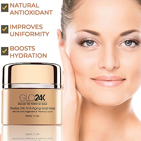 GLO24K - Timeless 24k Anti-Aging Gold Mask - 50ml