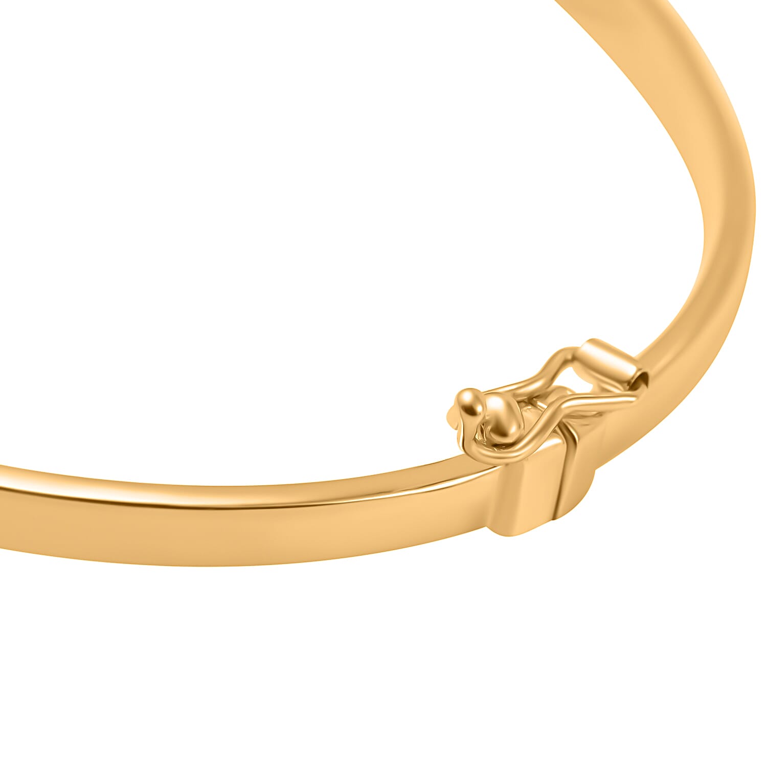 Vicenza Closeout - Designer Inspired 9K Yellow Gold Tube Bangle (Size - 7.0) 3.01 Grams