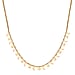 Vicenza Collection- 9K Yellow Gold Star Necklace (Size - 20), Gold Wt. 4.00 Gms