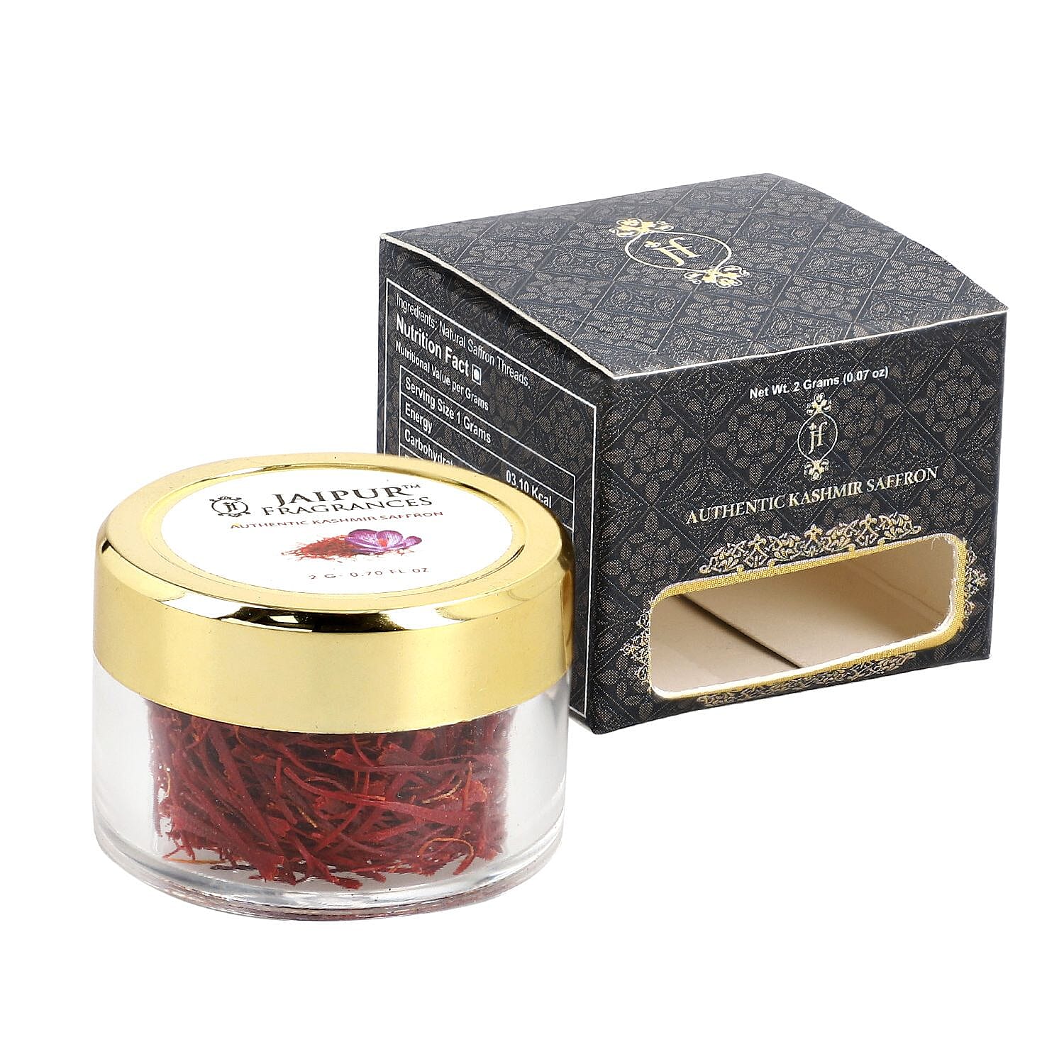 Certified 100% Pure - Natural KASHMIRI Mongra Grade Saffron - 2 GM