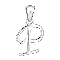 White Diamond  Pendant in Rhodium Overlay Sterling Silver 0.01 ct  0.005  Ct.