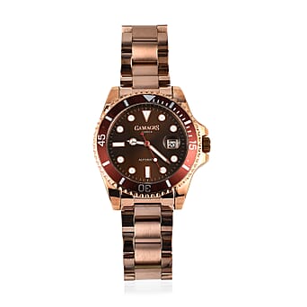 https://tjcuk.sirv.com/Products/73/8/7387544/GAMAGES-OF-LONDON-Sports-Element-Automatic-Movement-Black-Dial-Brown-B_7387544.jpg?w=342&h=342