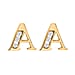 9K Yellow Gold A Cubic Zirconia Earring 0.03 ct, Gold Wt. 0.53 Gms 0.030 Ct.