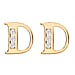 9K Yellow Gold A Cubic Zirconia Earring 0.03 ct, Gold Wt. 0.53 Gms 0.030 Ct.