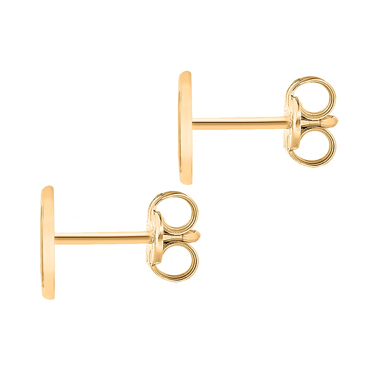 9K Yellow Gold   Cubic Zirconia  Earring 0.03 ct,  Gold Wt. 0.5 Gms  0.030  Ct.