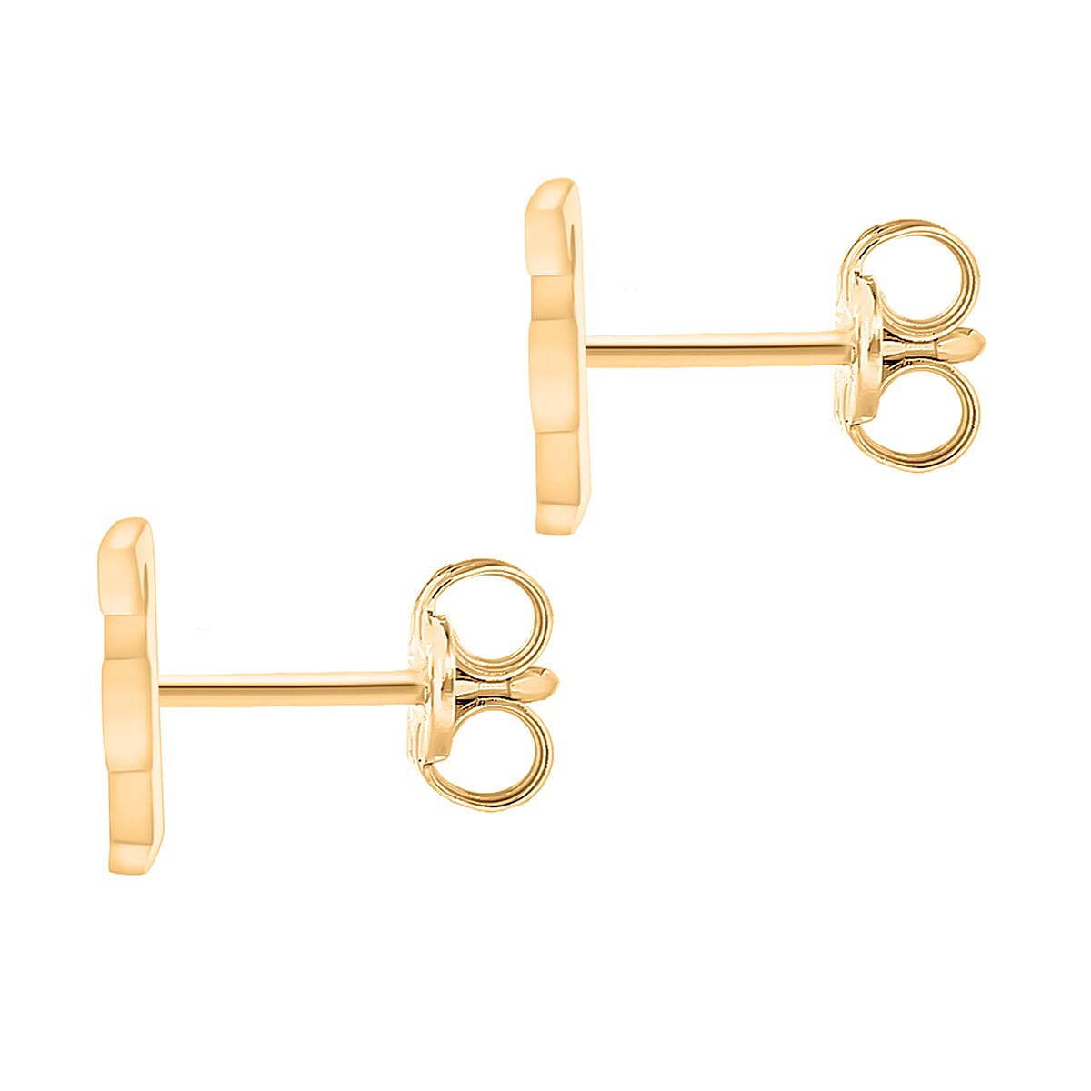 9K Yellow Gold  A   Cubic Zirconia  Earring 0.03 ct,  Gold Wt. 0.51 Gms  0.030  Ct.