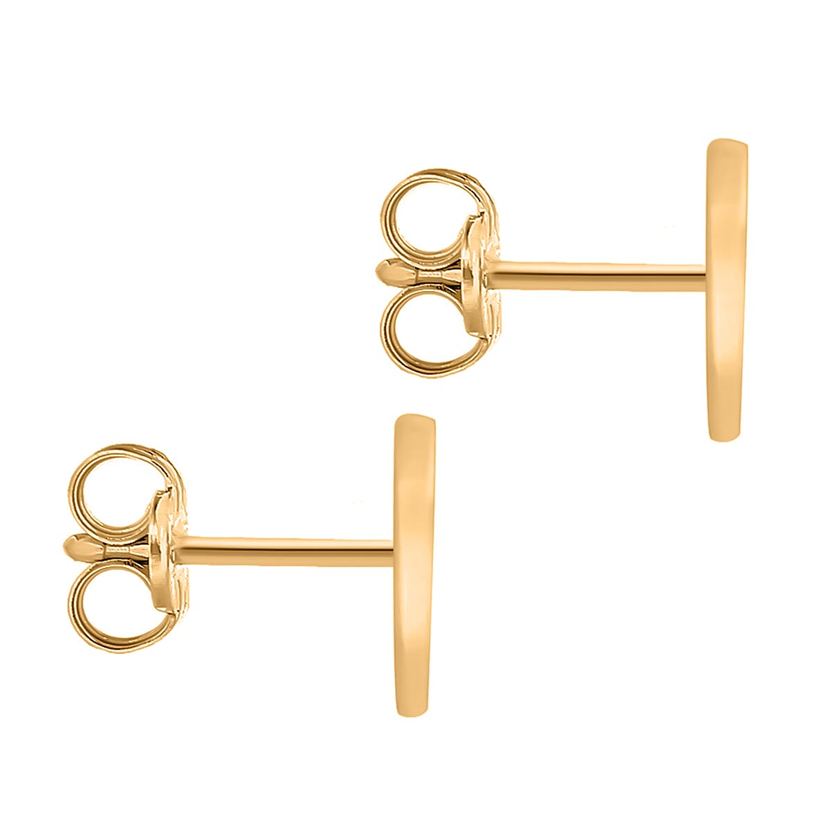 9K Yellow Gold  A   Cubic Zirconia  Earring 0.03 ct,  Gold Wt. 0.47 Gms  0.030  Ct.