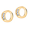 9K Yellow Gold A Cubic Zirconia Earring 0.03 ct, Gold Wt. 0.53 Gms 0.030 Ct.