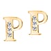 9K Yellow Gold A Cubic Zirconia Earring 0.03 ct, Gold Wt. 0.53 Gms 0.030 Ct.