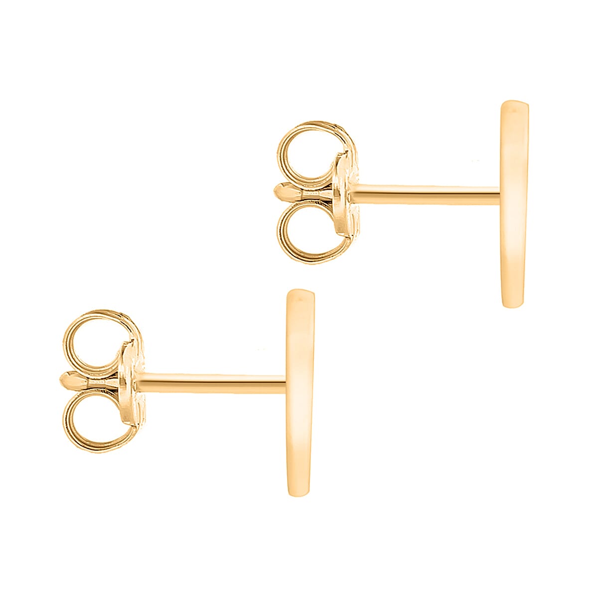 9K Yellow Gold  A   Cubic Zirconia  Earring 0.03 ct,  Gold Wt. 0.58 Gms  0.030  Ct.