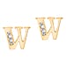 9K Yellow Gold A Cubic Zirconia Earring 0.03 ct, Gold Wt. 0.53 Gms 0.030 Ct.