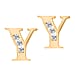 9K Yellow Gold A Cubic Zirconia Earring 0.03 ct, Gold Wt. 0.53 Gms 0.030 Ct.