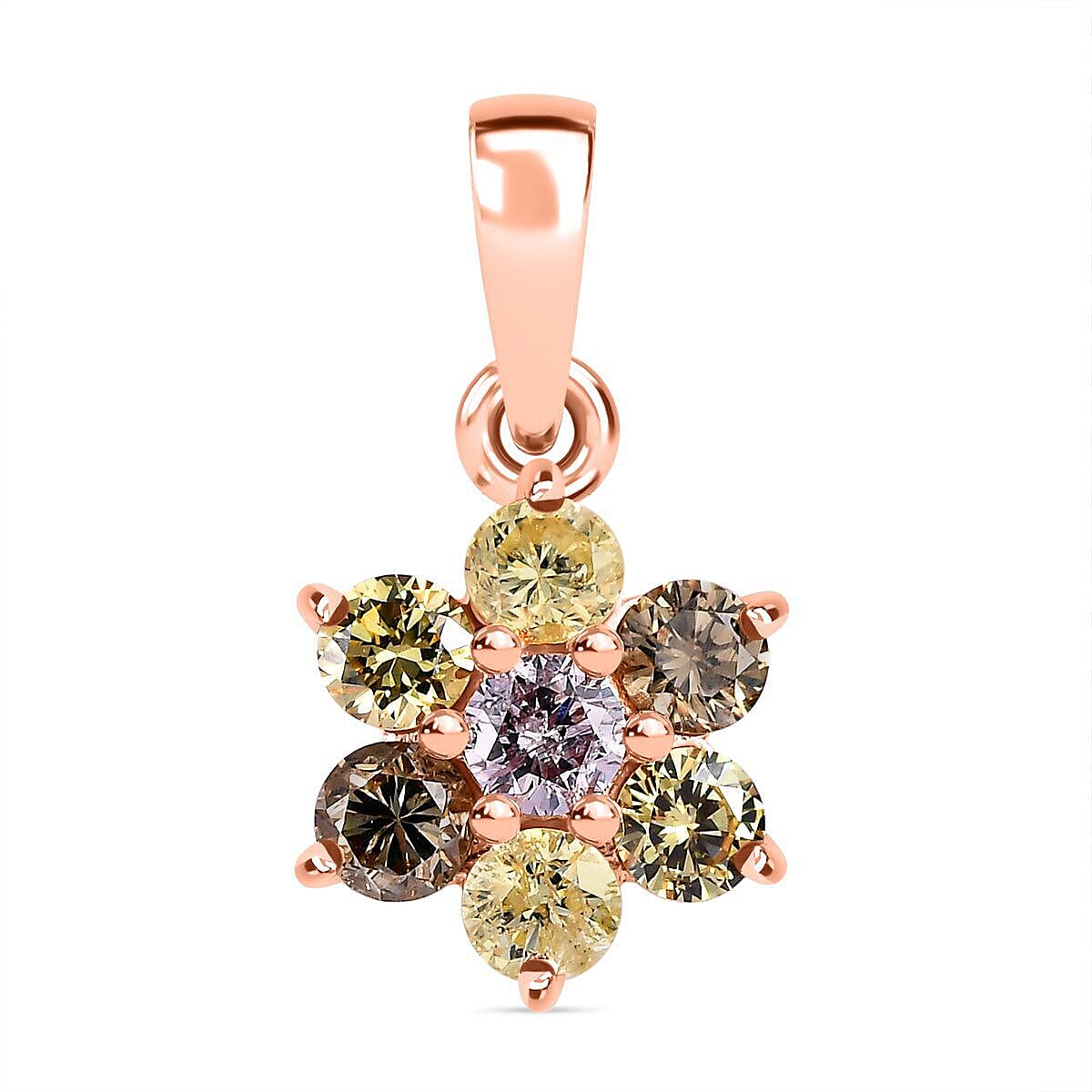 Pink Diamond Pendant Necklace — All The Brilliants