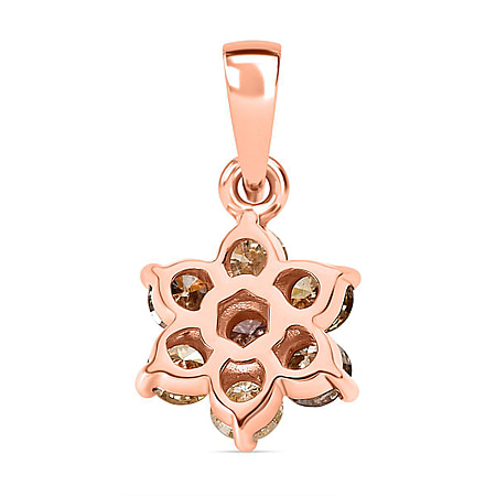.25ct Pink Diamond Solitaire Necklace (Laboratory Grown) set in 14k Rose  Gold