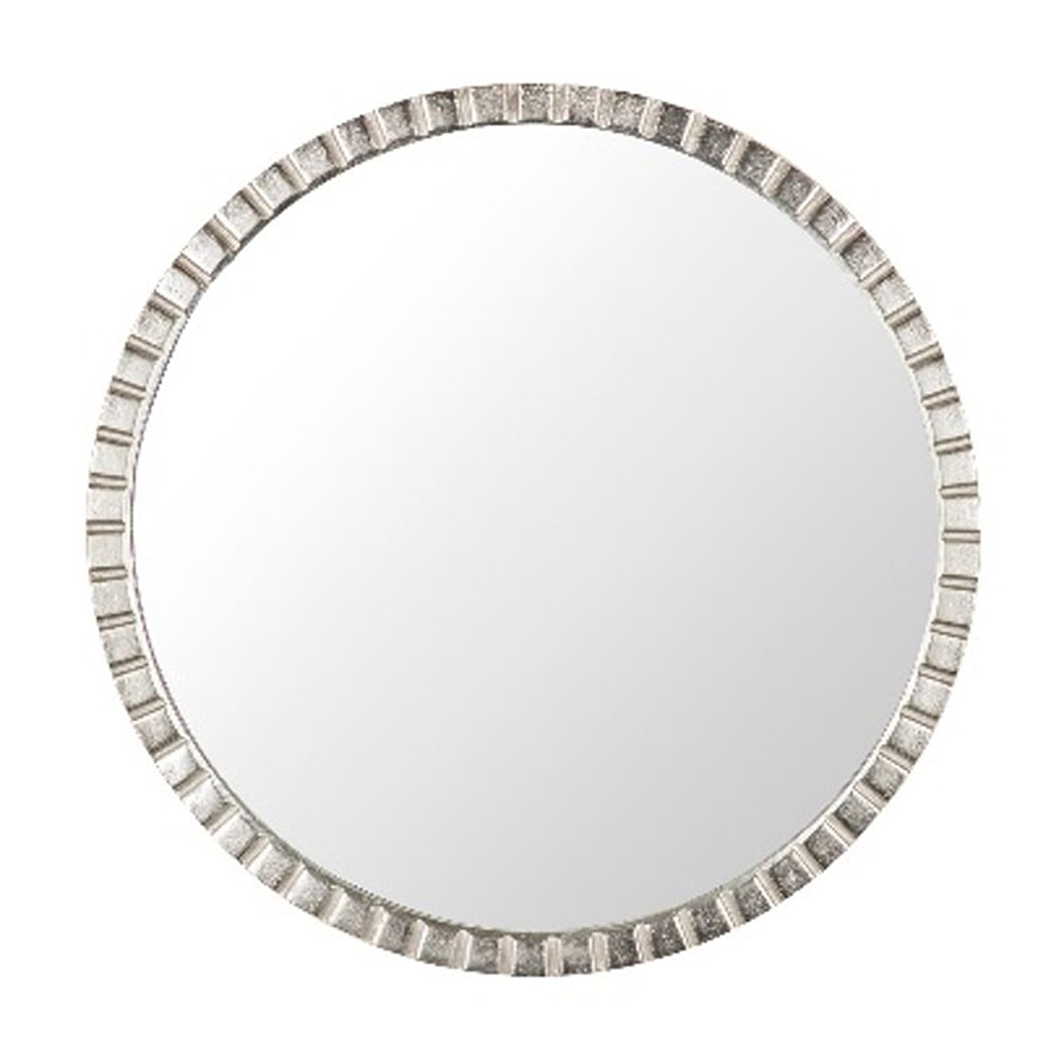 Green Decore Closeout - Paragon Wall Round Mirror (Size 61 cm) - Silver