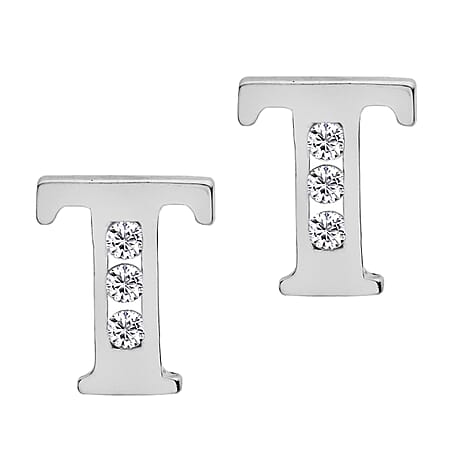 9K Yellow Gold  A   Cubic Zirconia  Earring 0.03 ct,  Gold Wt. 0.51 Gms  0.030  Ct.