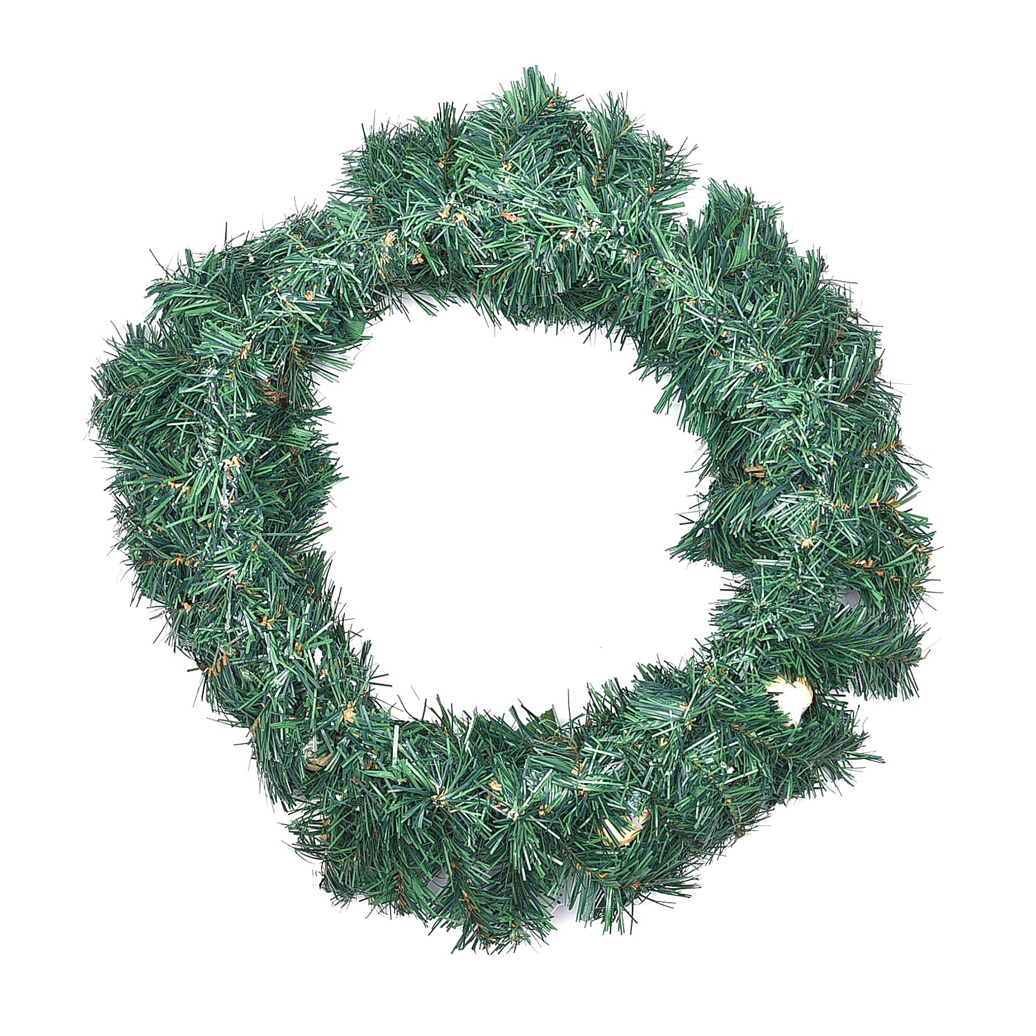 Decorative Christmas Wreath (45 Cm) Embellished with Mushroom, Flowers and LED String Light Powered by 2xAA Battery (not included)