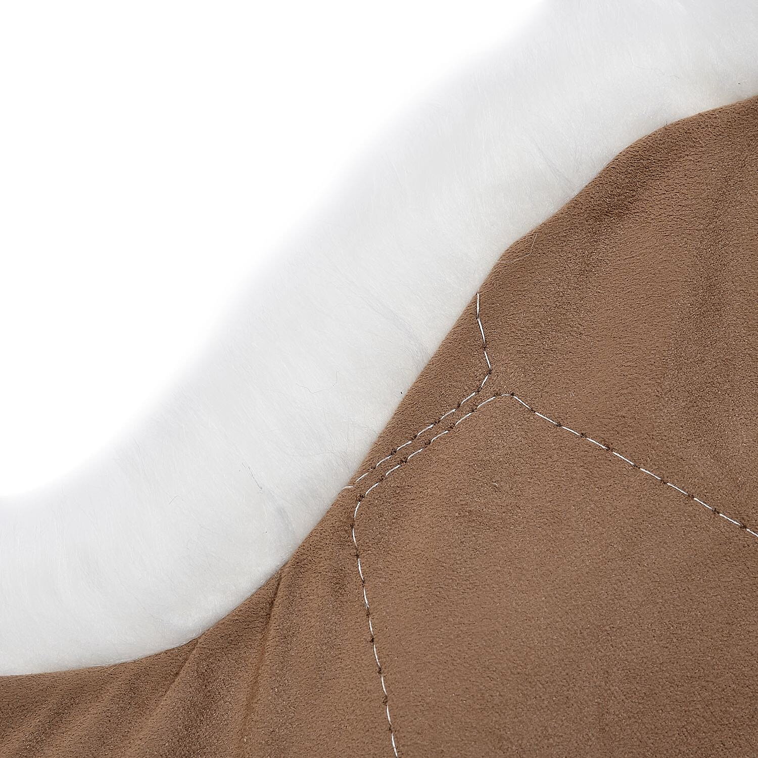 Acrylic Patterned Rug and Door Mat - White