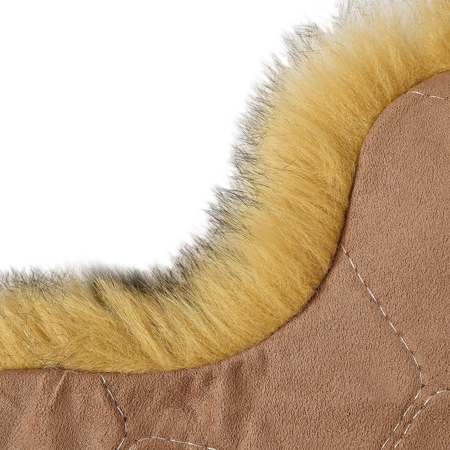 Super Soft Faux Fur Rug (Size 100x60 cm) - Brown