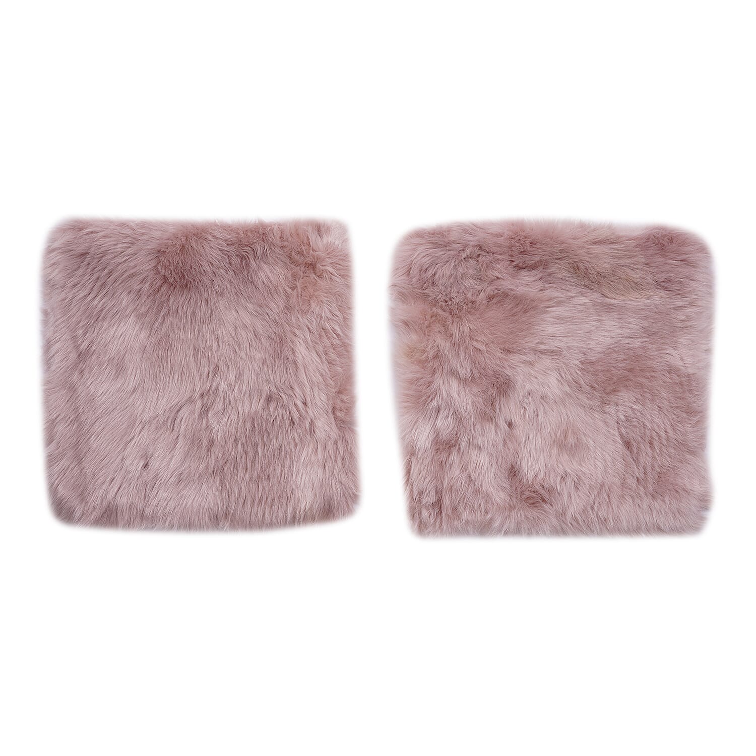 Super Soft Faux Fur Cushion Cover (Size 45x45 cm) - Lavender