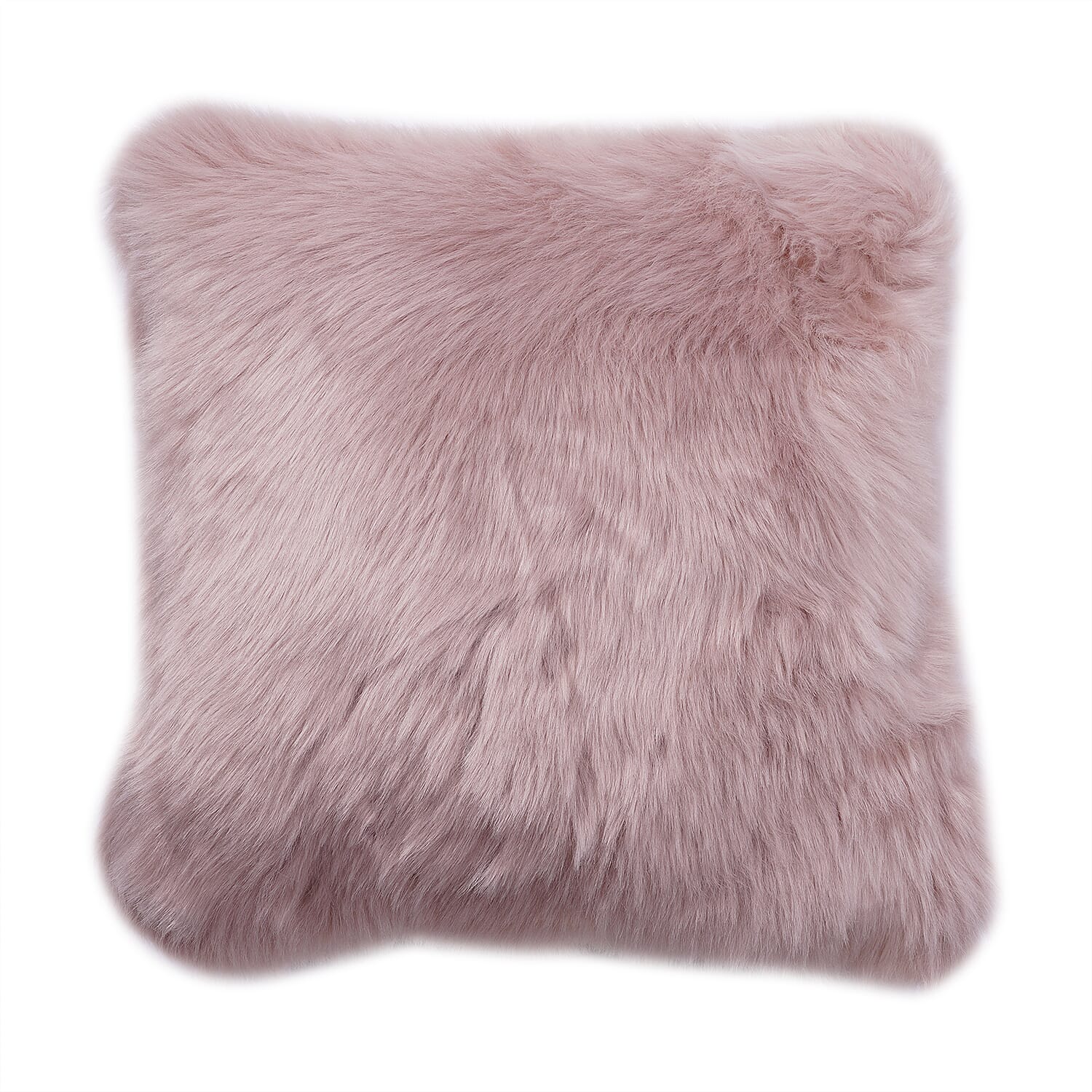 Super Soft Faux Fur Cushion Cover (Size 45x45 cm) - Lavender