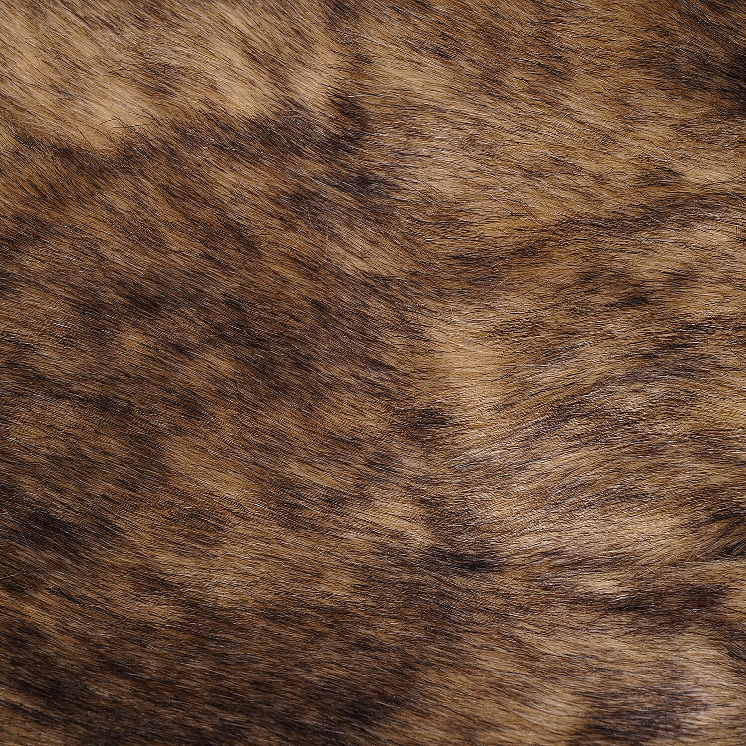 Super Soft Faux Fur Cushion Cover (Size 45 cm) - Brown