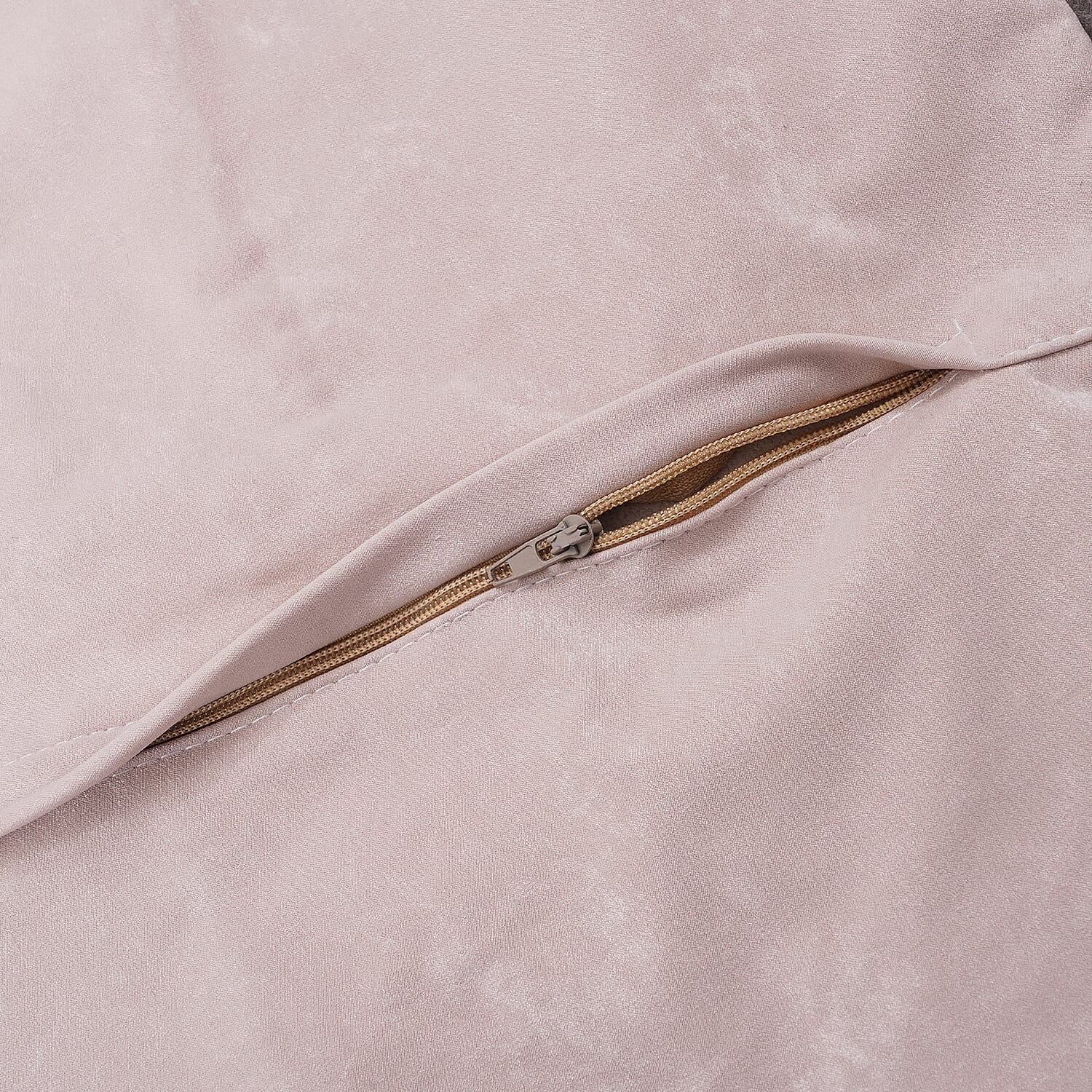 Super Soft Faux Fur Cushion Cover (Size 45 cm) - Brown