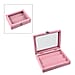 Velvet Earrings Jewellery Box with Transparent Window (Size 20x15x4 cm) - Cream