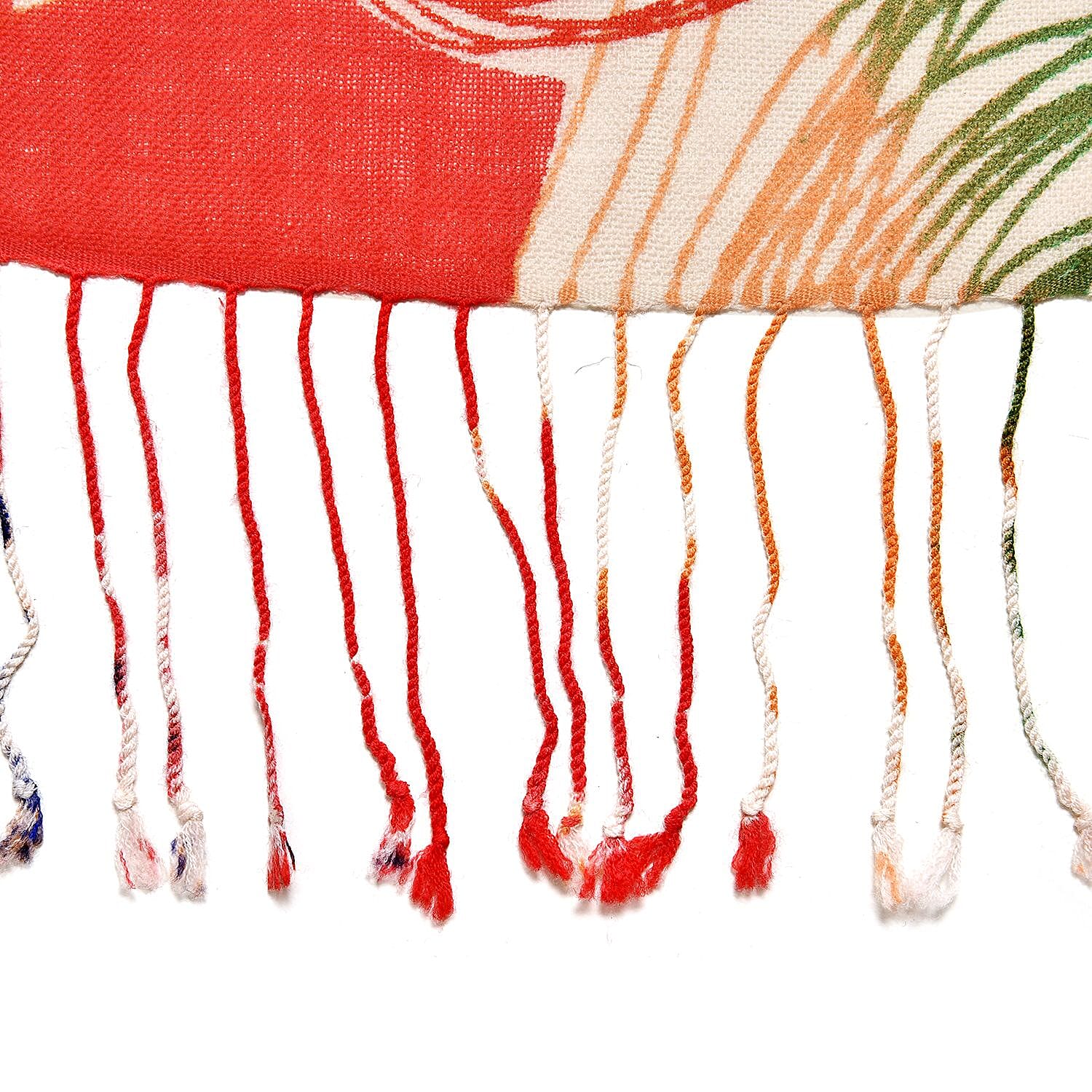 Close Out Deal - La Marey 100% Merino Wool Baseball Scarf (Size 175 x 65cm) - Red