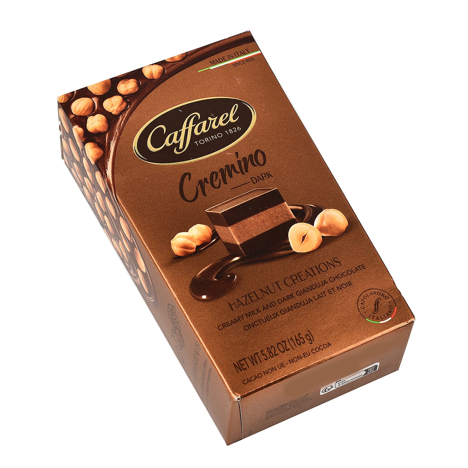 CAFFAREL Exotic Collection - Hazelnut Creations Cremino Dark Cornet 165g