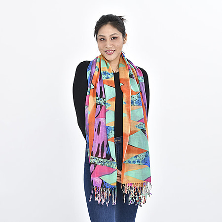 H Perle scarf 90 ring