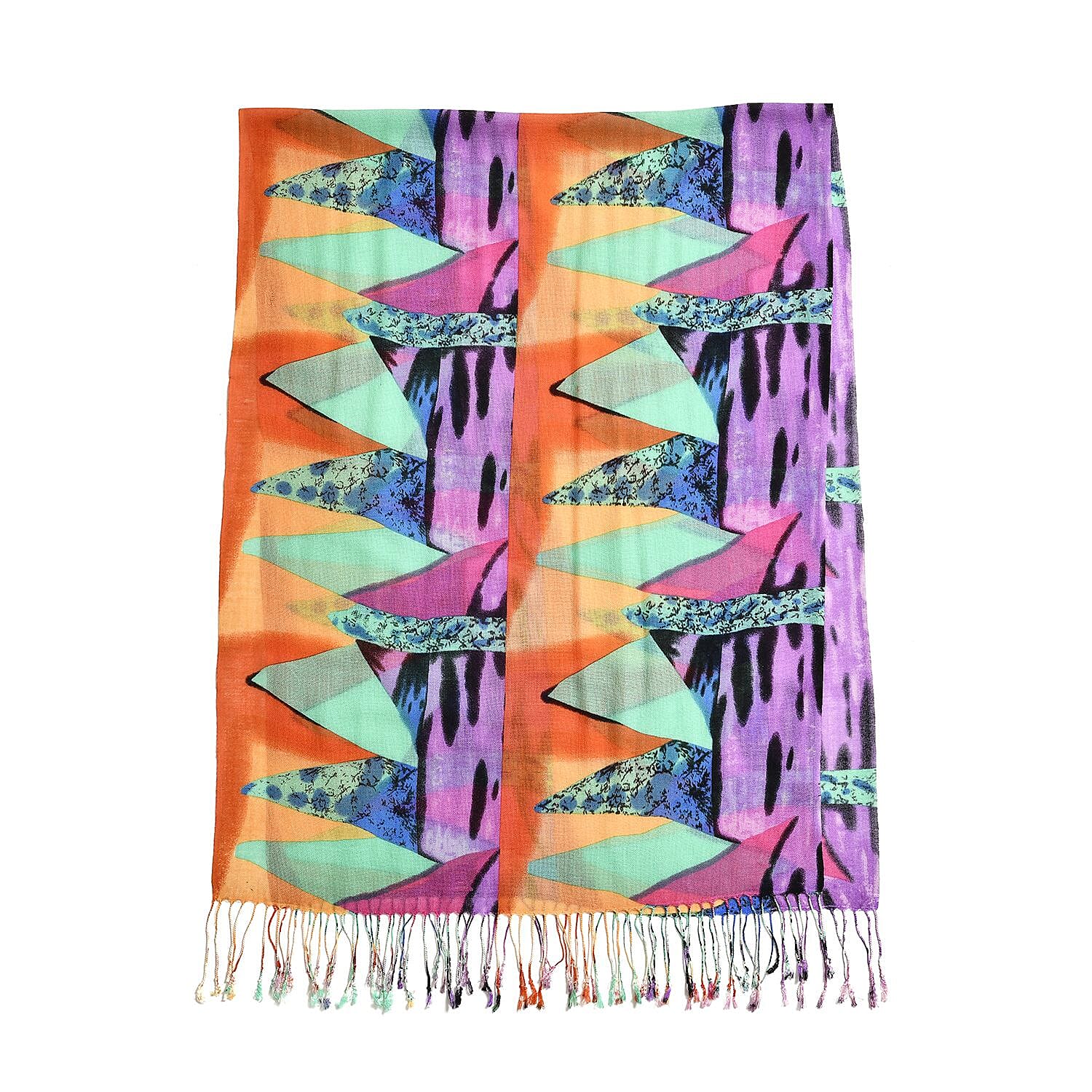 La Marey Merino Wool Baseball Scarf (Size 65x9 cm) - Red