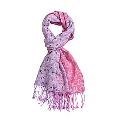 Close Out Deal - La Marey Merino Wool Ribbon Pattern Scarf