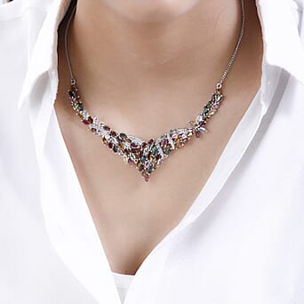 https://tjcuk.sirv.com/Products/74/1/7416855/Multi-Tourmaline-Cluster-Necklace-Size-20-in-Platinum-Overlay-Sterling_7416855_1.jpg?w=342&h=342