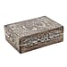 Hand Carved Tree Pattern Mango Wood Storage Box