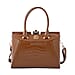BOUTIQUE COLLECTION Croc Pattern Satchel Bag with Detachable and Adjustable Shoulder Strap - Black