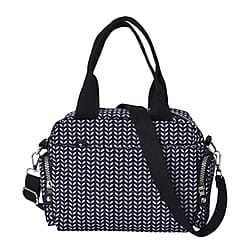 Butterfly pattern cross body bag This multi-pocket cross body bag has ample room to carry all your essentials for outdoor activity Exterior is made of high quality nylon fabric Polyester 