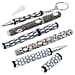 OTO - Set of 5 Rhinestone Beaded pen with One Key Chain option - Black