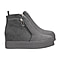 Manchester Closeout Ankle Flat Boots - Grey