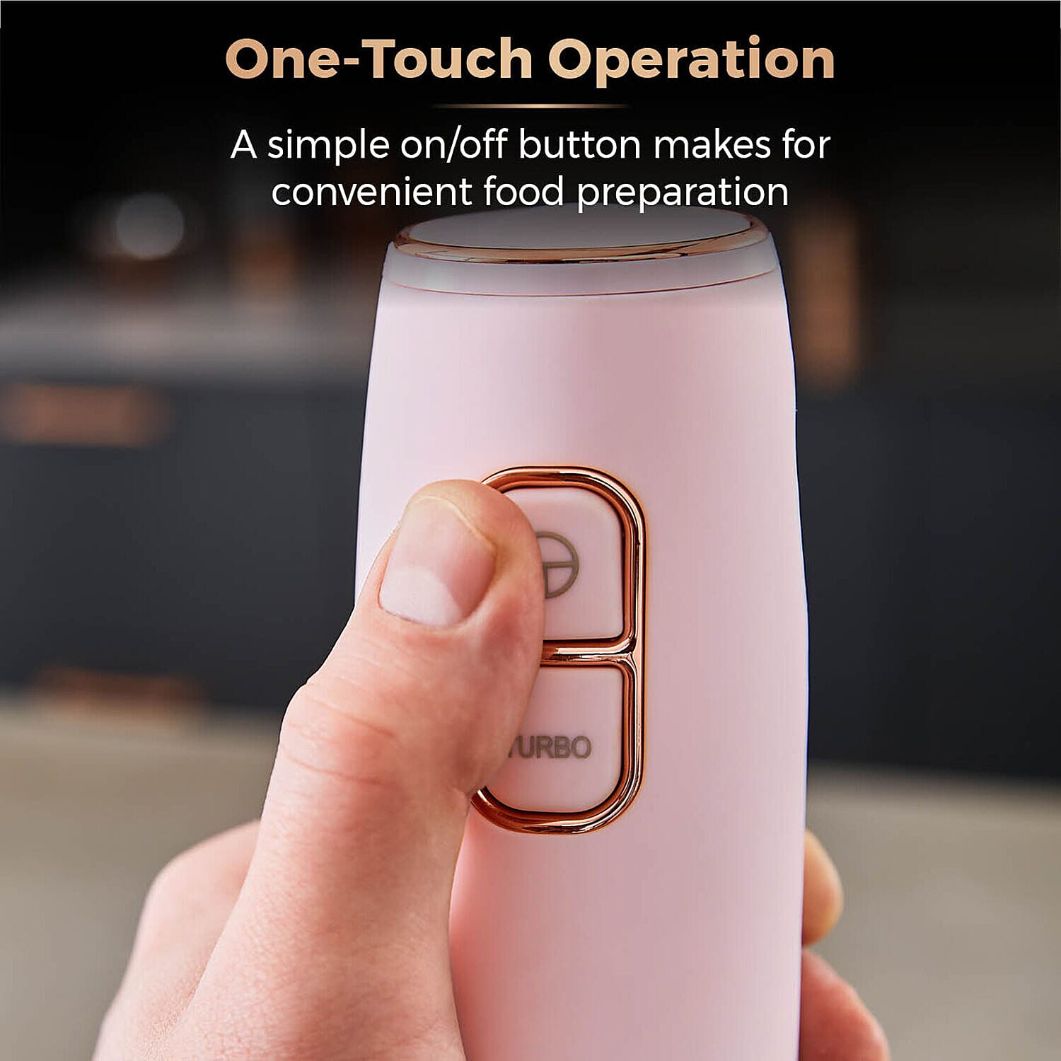 Cavaletto 600W Hand Blender (Size 23x14x7 cm) - Pink and Rose Gold Cavaletto 600W Hand Blender (Size 23x14x7 cm) - Pink and Rose Gold