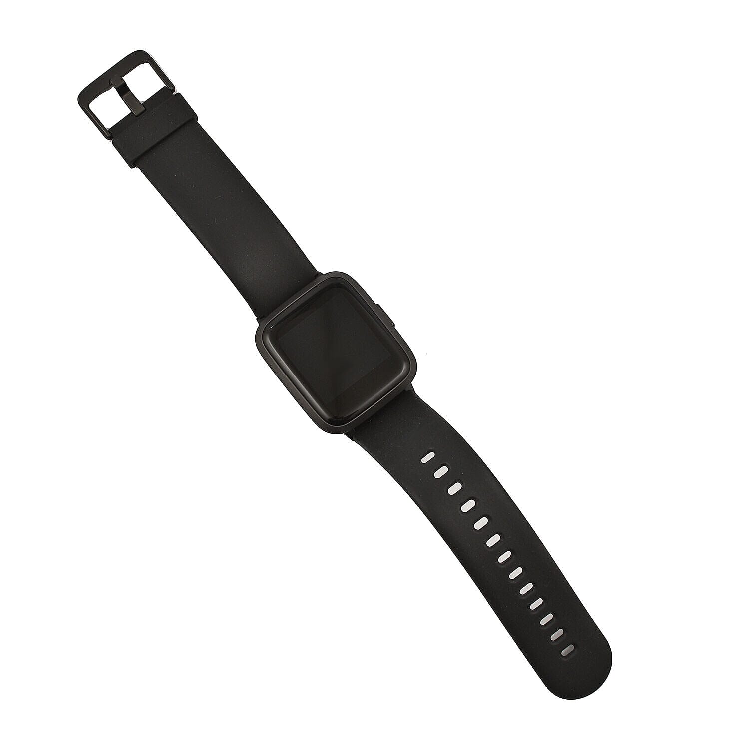 Smart Watch with Heart Rate Monitor, Activity Tracker, Step Counter, Sleep Monitor, Calorie Counter,TouchScreen, Waterproof Smartwatch for Android & IOS - Black