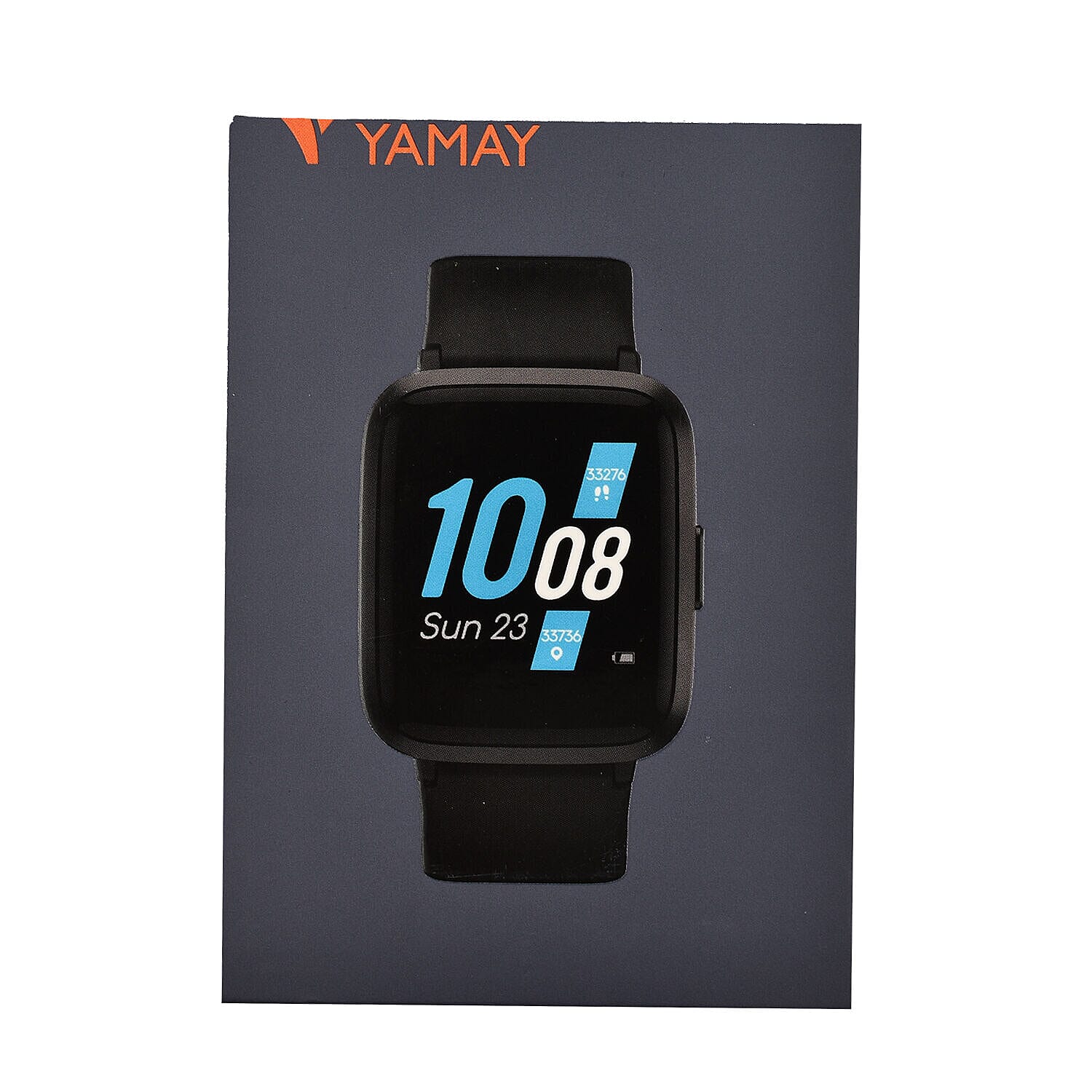 Smart Watch with Heart Rate Monitor, Activity Tracker, Step Counter, Sleep Monitor, Calorie Counter,TouchScreen, Waterproof Smartwatch for Android & IOS - Black