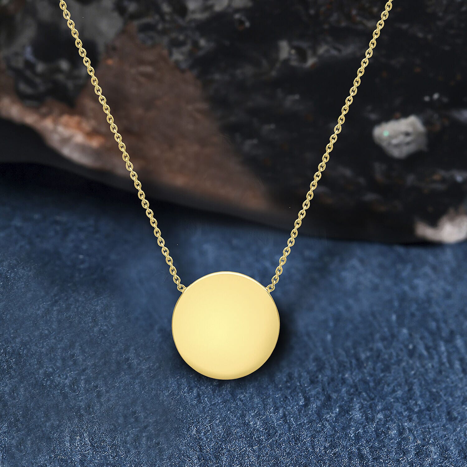 9K Yellow Gold  NecklaceE (Size - 17),  Gold Wt. 2.8 Gms