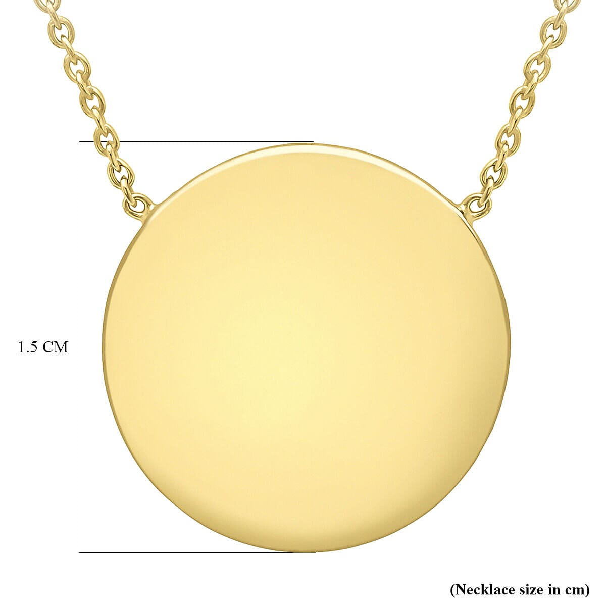 9K Yellow Gold  NecklaceE (Size - 17),  Gold Wt. 2.8 Gms